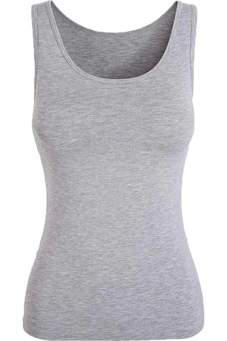 Saklımoda Şahinler Geniş Askılı Basic Atlet B801 Gri