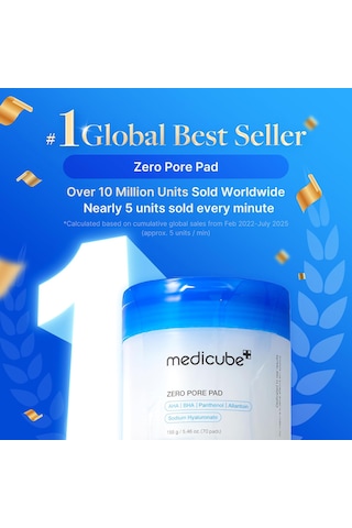 Medıcube Zero Pore Pad 2.0 Aha Bha Gözenek Ve Siyah Nokta Karşıtı Tonik Ped 70 Adet Kbeautyflashsale