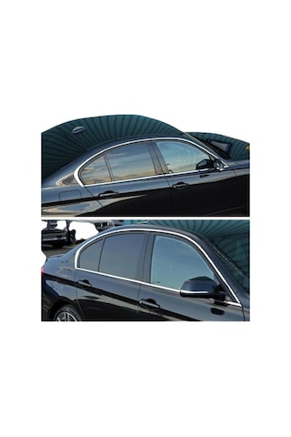 Bmw 3 Serisi F30 Cam Çıtası Komple Set Çerçevesi Kromu Nikelajı 2011-2019