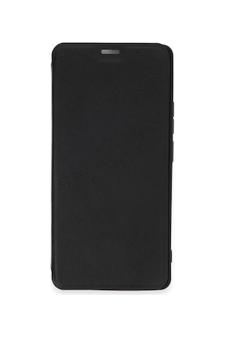 Newface - 259 - Xiaomi Redmi Note 13 4g Kılıf Flip Cover - Spt-gld - - Siyah Sıyah