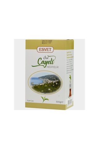 Esvet Özel Çayeli Hediyelik Çay Dökme Siyah Çay Rize Türk Çayı 500 G