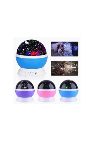 Star Master Dönen Yıldızlı Gökyüzü Projeksiyon Gece Lambası