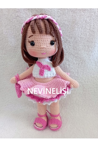 Amigurumi Hazal Bebek Çok Renkli