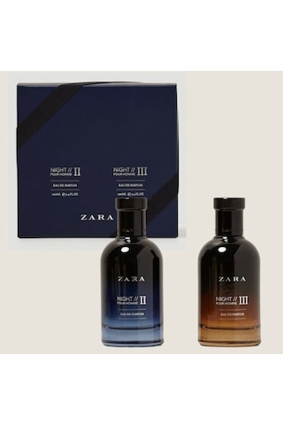 Zara Night II Pour Homme + Night III Pour Homme Erkek Parfüm EDP 100 ML