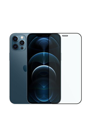 Safeus Tam Kaplayan Parmak İzi Bırakmayan Safir Ekran Koruyucu Cam , Apple Uyumlu iPhone 12 Pro Max İle