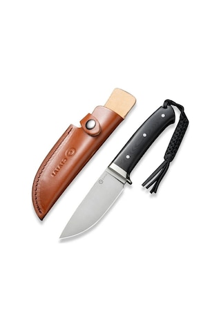 Civivi Cloud Peak Black G10 Handle With Nickel-silver Guard Satin Finished Nitro-v Blade Kamp Bıçak Siyah