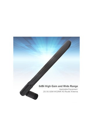 Gajeena Jb-4g-001 Wifi Router Anteni: 700-2700mhz Aralığı, 8dbi Kazanç, Sma İç Pin Arayüzü, 2g/3g/gsm/wcdma/4g Ağları İçin Sinyal Geliştirici