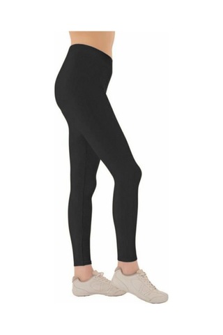 Crozwise Kadın Tayt Fitilli Simless 3168-siyah