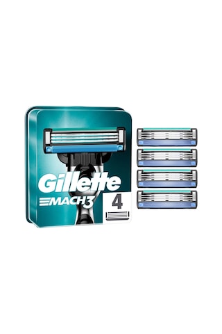 Gillette Mach 3 Yedek Başlık 4'lü