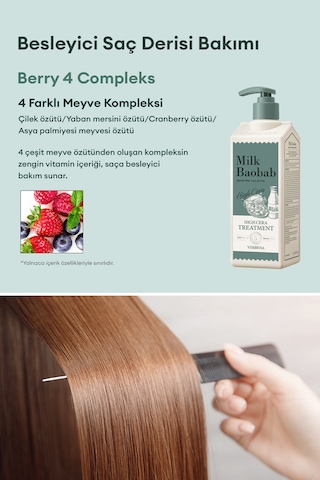 Yoğun Nemlendirici & Besleyici Saç Kremi Mılk Baobab High Cera Treatment Verbena