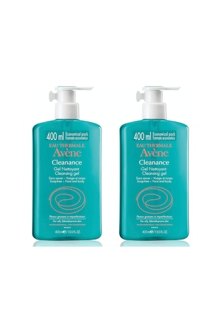 Avene Cleanance Gel Nettoyant Yüz Temizleme Jeli 2 x 400 ML