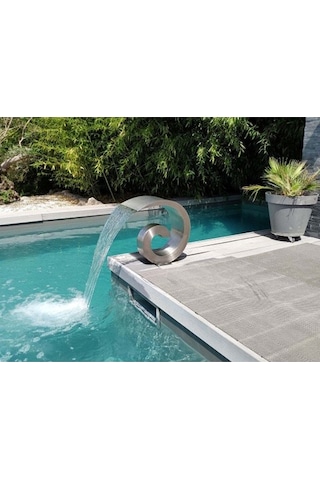 DEV PASLANMAZ 400x600 mm Salyangoz Model Havuz Şelale AISI 316