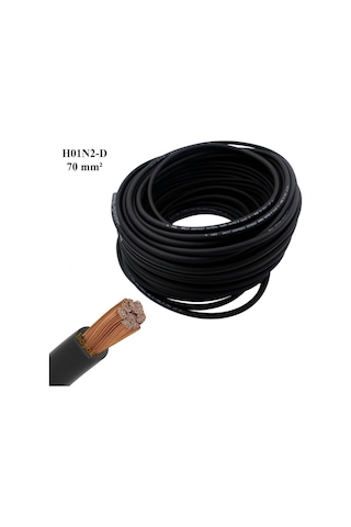 Sacit H01n2-d 70 Mm² Metre Kauçuk Bakır Kaynak Kablosu İtalyan