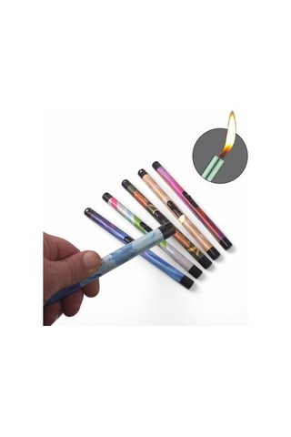 Deconox 2 Adet Mutfak Barbekü Şömine Mangal Soba Ocak Çakmağı Güvenlik Emniyetli 21.5cm Metalik Sku: Smgstk7ed42a544f Açık Bej