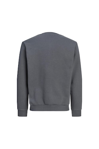 Jack & Jones Jorlogo Erkek Bisiklet Yaka Logolu Sweatshirt Rahat Günlük Antrasit