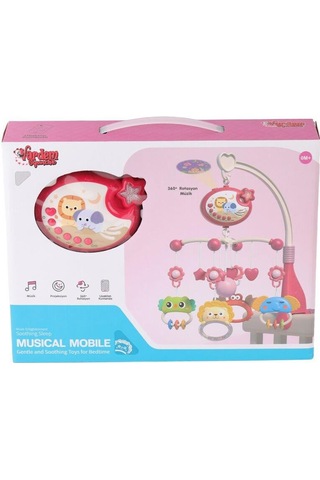 Vardem Işıklı Müzikli Bebek Dönencesi Pembe