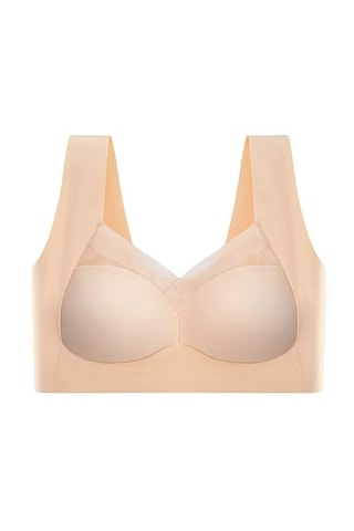 Ece's Design Dikişsiz Destekli Toparlayıcı Konfor Sütyen W1013 Ten Rengi
