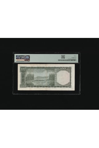Pmg 30 Yüz Türk Lirası 100 Tl 1930 Nd 1964 P 177a S/n A29 065838 Çt- Çok Temiz