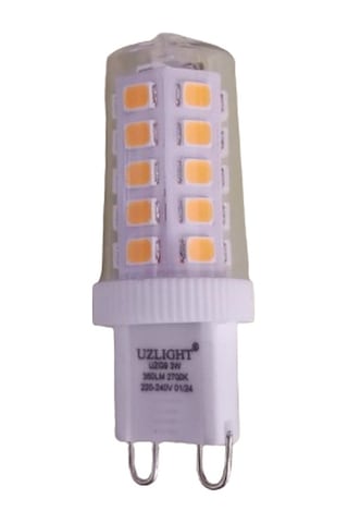 Uzled 3w G9 Led Kapsül Ampul 2700k Sarı Işık Uzlight