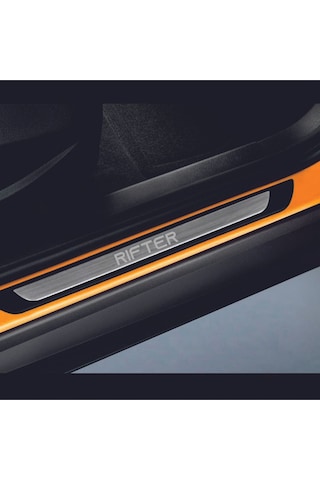 Peugeot Rifter Tüm Modeller Old Krom Kapı Eşiği 4 Parça Paslanmaz Çelik