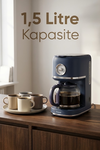 Fressi FR-FC1015 1,5 L Kadranlı Filtre Kahve Makinesi