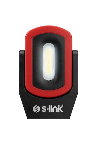 S-Link Sl-F669 2Wcob Led Pilli Dönebilen Kelepçe Stantlı Manyatik Çok Renkli