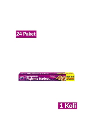 Hazır Kesilmiş Pişirme Kağıdı 10 Lu 42 X 37 Cm 24 Paket 1 Koli