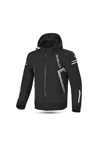 Bela Chaqueta Breeze Erkek Motosiklet Mont L Beden Siyah / Gri