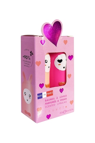 Inuwet Carla 2'li Dudak Balmı Seti Vanilya Hindistan Cevizi Ve Kiraz Aromalı