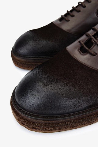 Valmenti Erkek Hakiki Deri Kahverengi Casual Ayakkabı 987 260 Erk Ayk Sk25-26 Khv Suet/khv Dr Kahverengi