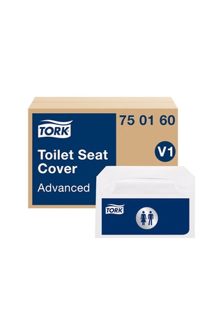 Tork 750160 Klozet Kapak Örtüsü 20 Paket 250 Yaprak Beyaz
