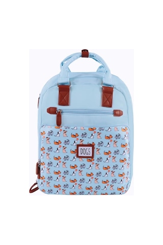 Biggdesign Dogs Laptop Sırt Çantası Mavi