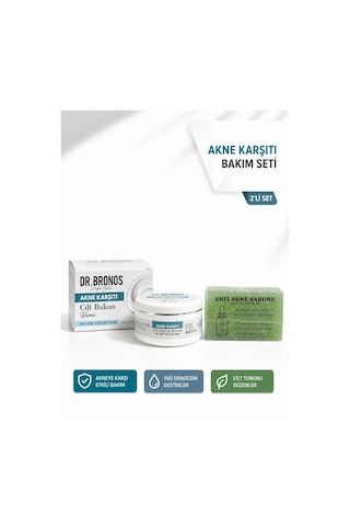 Dr. Bronos Anti Akne Cilt Bakım Kremi 150 ML + Anti Akne Sabunu