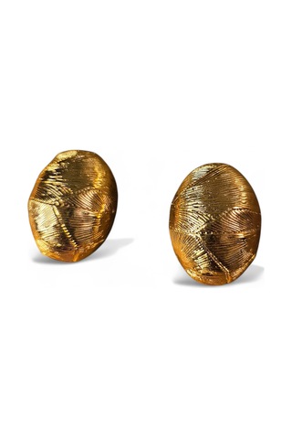Slowshe 14 K Gold Kaplama Vintage Küpe altın
