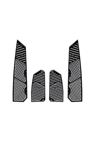 GP Kompozit  Honda Forza 250 2018-2025 Uyumlu Basamak Alüminyum Gri