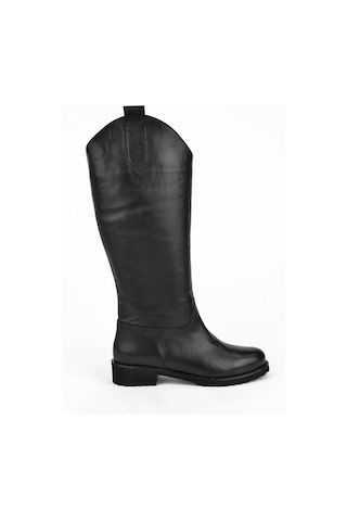 Ziya, Kadın Hakiki Deri Çizme 15319z8022 Siyah 10319 8022 000 Siyah