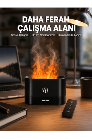 Aromatik Oda Difüzörü Tasarımlı Led Işıklı Nemlendirici Yeni Nesil