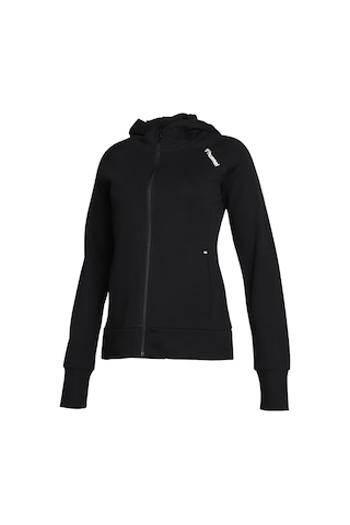 Hummel Inter Kadın Fermuarlı Sweatshirt Siyah