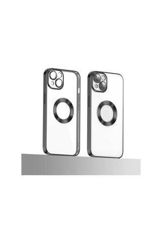 Apple Uyumlu iPhone 13 Kılıf Kamera Korumalı Logo Gösteren Zore Omega K (552580525)
