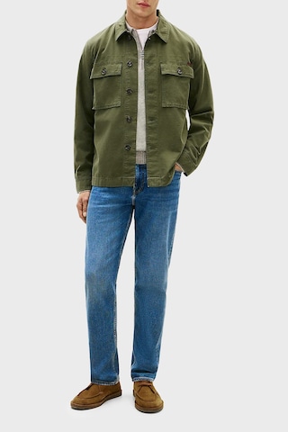 Tommy Hilfiger Erkek Gömlek Ceket Mw0mw41873 M1q Yeşil Yeşil