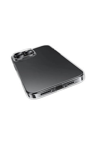 Şeffaf Soft Silikon Kılıf Zebana -Apple Uyumlu iPhone-16-pro-max Şeffaf