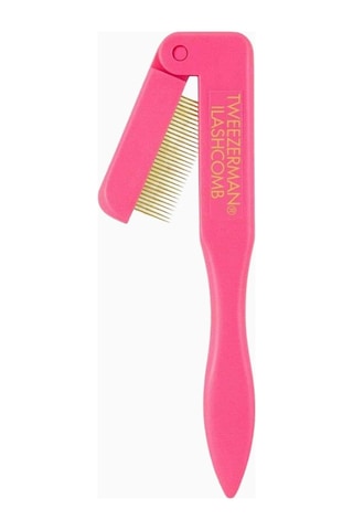 Tweezerman Folding Ilashcomb Katlanabilir Kirpik Tarağı Makyaj Fırça Ve Aplikatörleri Pembe