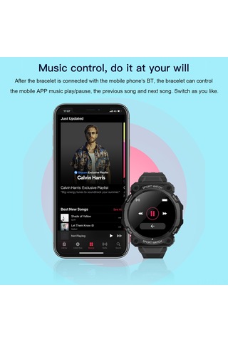 Padalink FD68 1.44" Ips Dokunmatik Ekran Akıllı Saat (İthalatçı Garantili)