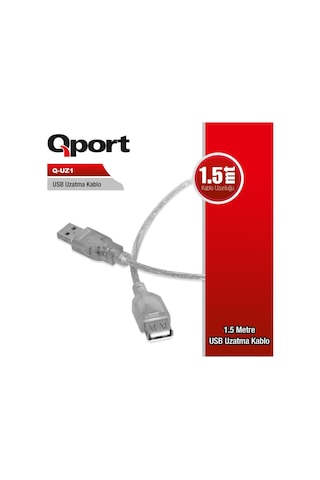 Qport Q-Uz1 1 5M Usb 2.0 Uzatma Kablosu