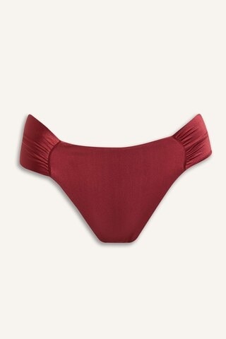 Defacto Regular Fit Saten Bikini Alt-fall İn Love E0399ax25smbr285 Bordo