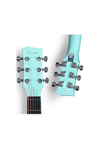 Enya Nova Go Bl Mavi Renk Akustik Gitar