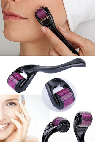 Jiyu Titanyum Uçlu 540 İğneli Cilt Yenileyici Derma Roller 0.5 MM