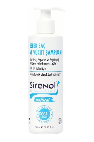 Sirenol Natural Cadı Fındığı Bebek Saç ve Vücut Şampuanı 250 ML