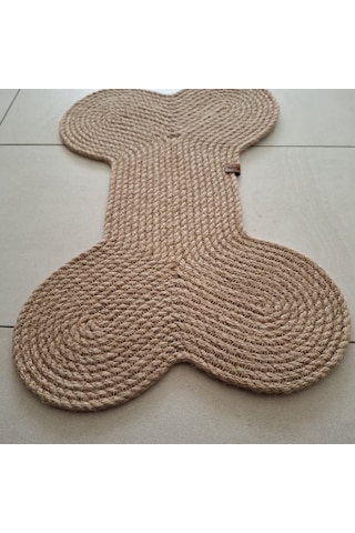 Küçük Irk Evcil Hayvan Mama Paspası, %100 El Yapımı Kedi Köpek Ma