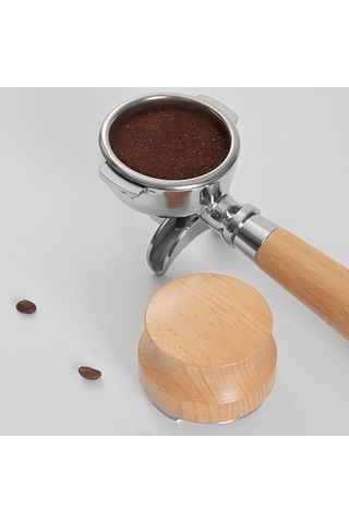 Dinosaurs Kahve Dengeleyici Espresso Sabotaj El Sabotaj Aksesuarları, Ayarlanabilir Derinlik, Kahve Için Paslanmaz Çelik, 51mm 1 Adet